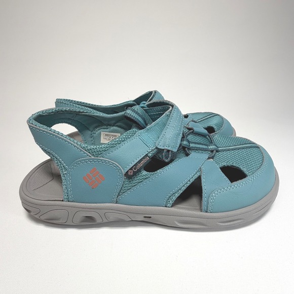 Columbia Women's Sport Sandals Size 7 Teal Closed Toe Hiking Trail‎ BY2082 - Picture 3 of 7